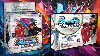 SNEAK PEEK 2023 Bowman Chrome Hobby & HTA Baseball Cards Box Openings