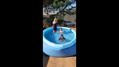 Little pool with the kiddos July 2, 2021