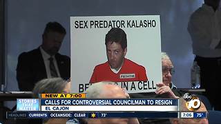 Calls for controversial councilman to resign