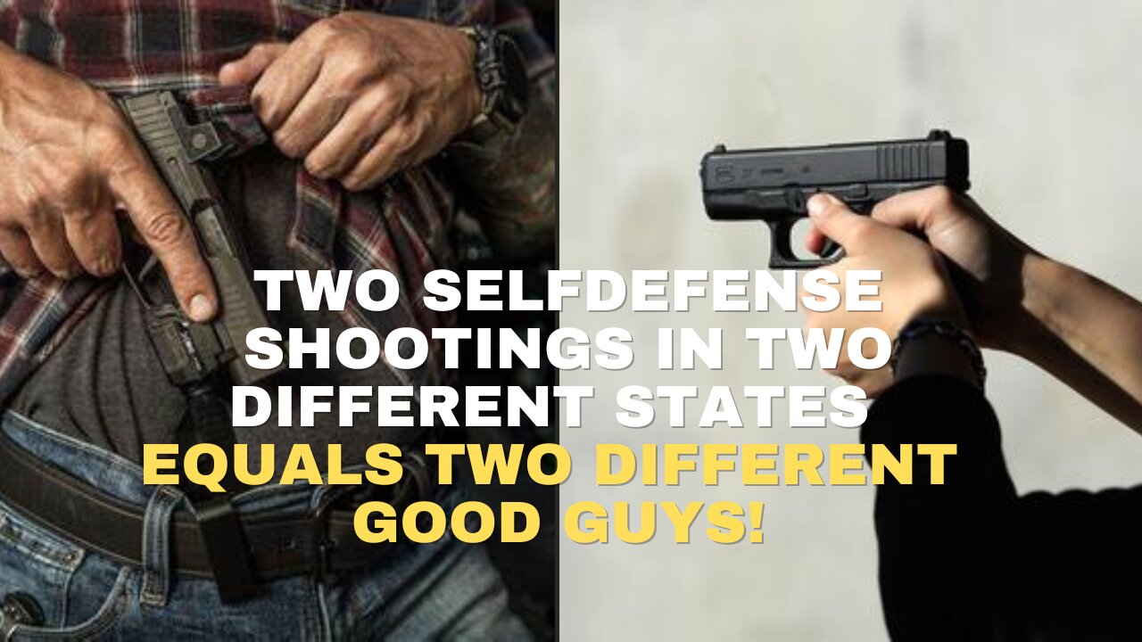 Two Selfdefense shootings in two different states equals two different