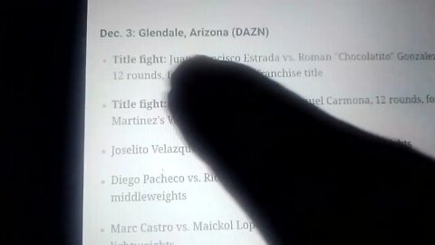 Boxing fights reminder for sat the 3rd 2022
