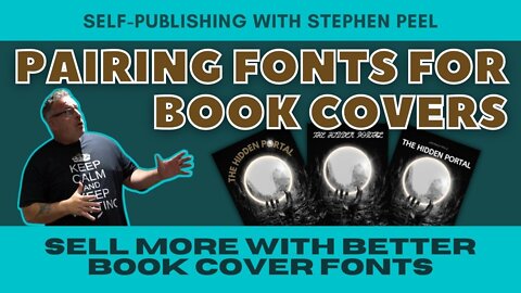 How to Pair Fonts for Book Covers. Font Pairing for Titles and Author Names.