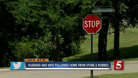 Couple Robbed In Their Driveway After Being Followed Home From Kroger
