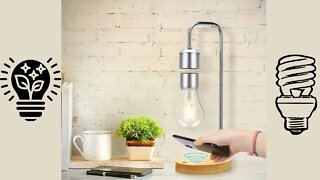 vgazer magnetic levitating floating wireless led light bulb desk lamp #shorts