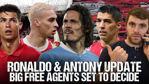 ⚠️ RONALDO-UNITED TALK & ANTONY UPDATE! SUAREZ, CAVANI, DIEGO COSTA…