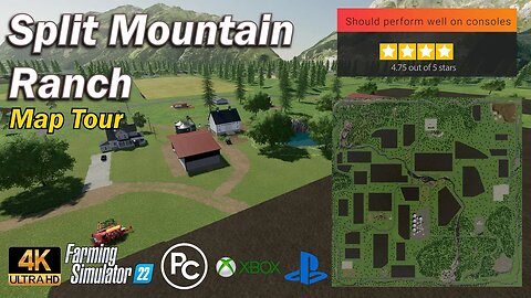 Split Mountain Ranch | Map Tour | Farming Simulator 22