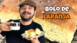 Bolo de laranja fácil, macio e molhadinho