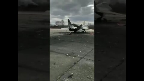 Ukraine War - Ivano-Frankivsk Airfield - Destroyed Ukraine Mig-29s