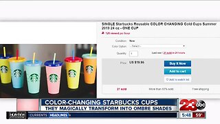 Color-changing Starbucks cups