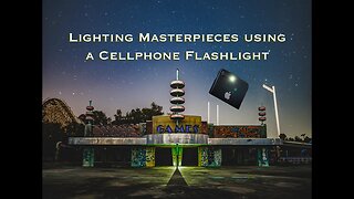 How to Create Photography Lighting Masterpieces Using Just Your CELLPHONE LIGHT!