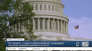 Student loan forgiveness changes