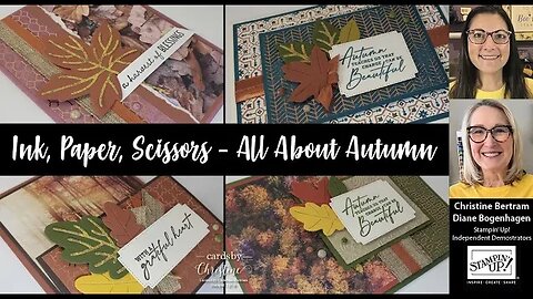 Ink Paper Scissors featuring All About Autumn with Cards by Christine