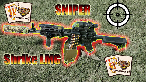 Sniper Shrike LMG , Airsoft LMG Gameplay