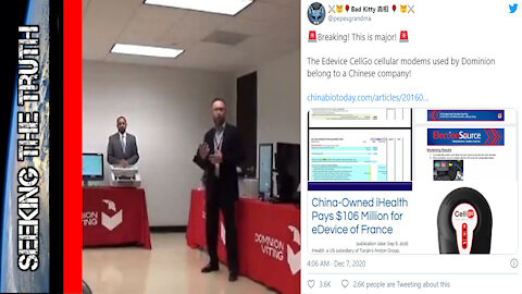 New Video Shows Dominion Eric Coomer Admitting Voting Machine use Wireless Internet and Support All