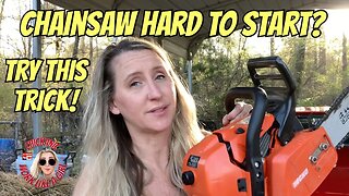 Chainsaw is HARD TO START? Try this EASY TRICK, especially on the BIG Stihl's, Echo's and Husqvarna!