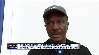 Pistons head to Toronto while still awaiting return of Griffin, Jackson