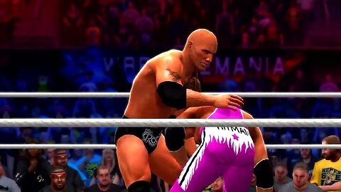 WWE 2K14 Gameplay The Rock vs Bret Hart
