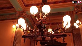 History to how the Michigan Chandeliers were lit over the years