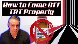How to come off TRT, How to stop TRT, How to restore natural testosterone production after TRT