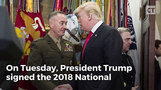 Trump Defense Bill Gives Troops a Raise