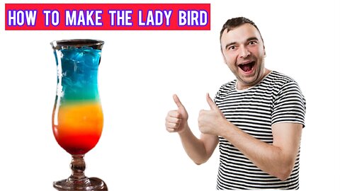 How to make the lady bird cocktail 🍹