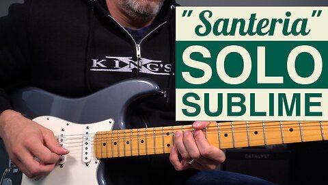 How to Play "Santeria" Guitar Solo Lesson- Sublime
