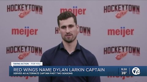 Red Wings name Dylan Larkin captain