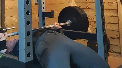 NEW TECH EXCLUSIVE: OOPS! UNEVEN Paused 87.5 KGs Bench Press Warmup rep. 35 KGS/32.5 KGs ON BAR!