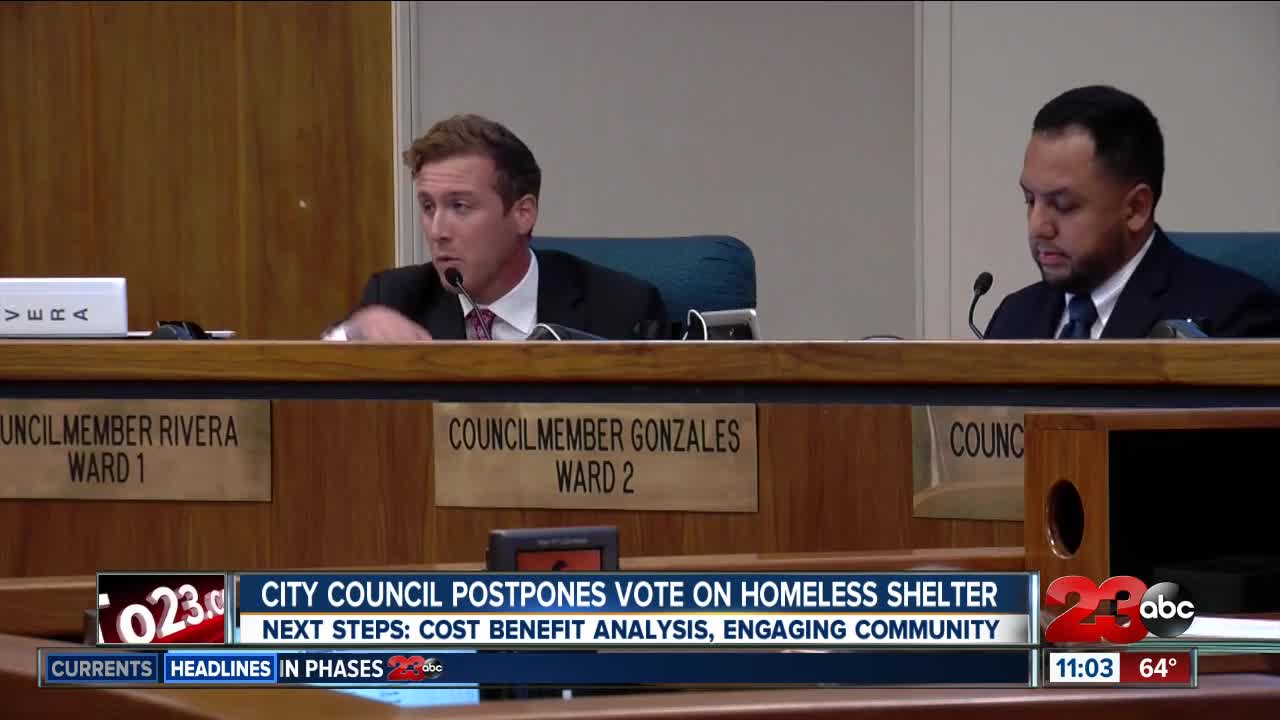 What's next for the city after council delays vote on homeless shelter?