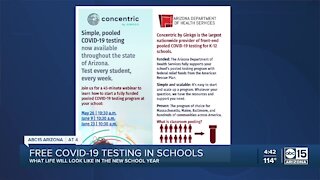 Free COVID testing offered in Arizona schools