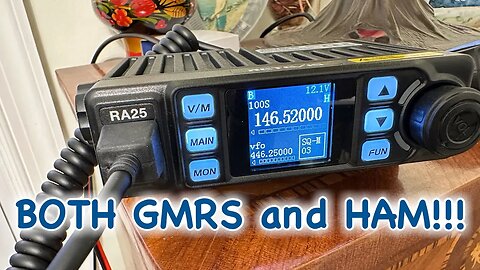 Retevis RA25 and Wouxun UV9PX GMRS and HAM in 4k UHD