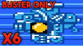 Megaman 1 gameplay Wily stage 3 buster only