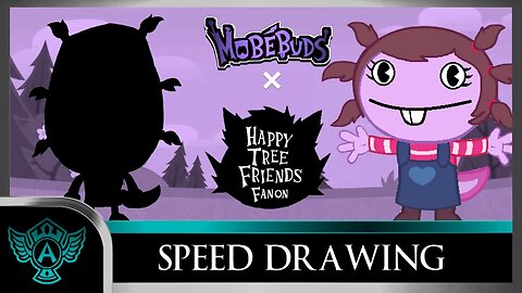 Speed Drawing: Happy Tree Friends Fanon - Yum Yum | Mobebuds Style