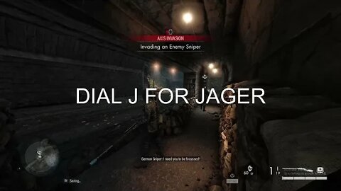 Sniper Elite Axis Invasion Dial J for Jager