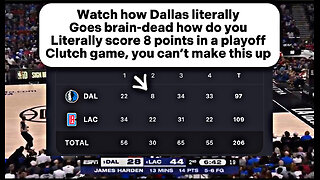 Rigged Dallas Mavericks 8 points 2nd quarter vs LA Clippers playoffs game 1 | VEGAS RUNS SPORTS #nba