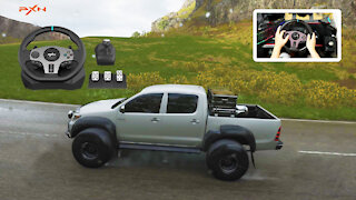 Forza Horizon 4 - HILUX ARCTIC TRUCKS AT38 2007 TOYOTA (Steering Wheel PXN V9) GAMEPLAY