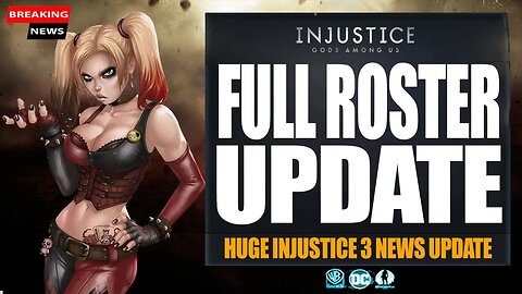 INJUSTICE 3 : HUGE UPDATE 29 FIGHTERS, ANTI MONITOR PRE ORDER JOHNNY CAGE & LIU KANG 6 DLC +