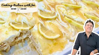 World's Best Lemon Tiramisu Recipe Easy Cooking Italian with Joe