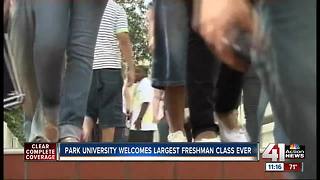 Park UIniversity welcomes largest freshman class ever