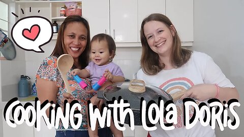 My American WIFE cooks Filipino Food with Lola Doris | Chicken TINOLA