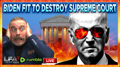 Biden: Too Incapacitated To Be Prosecuted or Run For President. Perfectly Fit To Destroy The Supreme Court | The Santilli Report 7.30.24 4pm EST