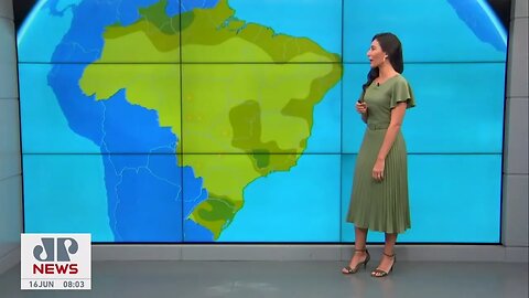 Frente fria avança sobre a região Sudeste do Brasil | Previsão do Tempo