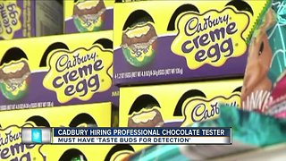 Cadbury is hiring professional chocolate testers