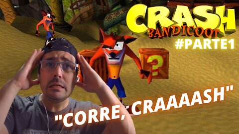 JOGANDO ATÉ ZERAR - CRASH BANDICOOT - PLAYSTATION 1 - #parte1 / Começamos nossa aventura