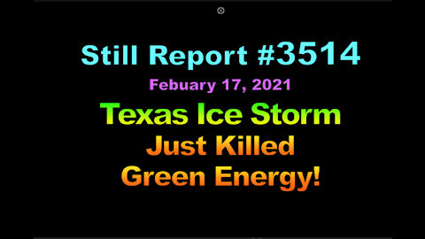 Texas Ice Storm Killed Green Energy 3514