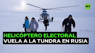 Habitantes de la tundra votan de forma anticipada en las elecciones presidenciales rusas