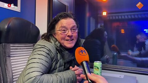 Nachttrein Groningen Schiphol 'Ik ga normaal nooit met de trein'