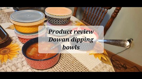 Product review DOWAN dipping bowls #DOWAN