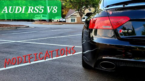 AUDI RS5 MODIFICATIONS