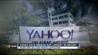 Yahoo hit with largest data breach suit in history